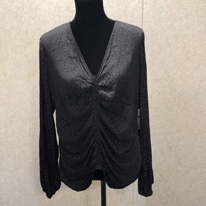 GUESS, women’s  size xl, seeley printed ruched top